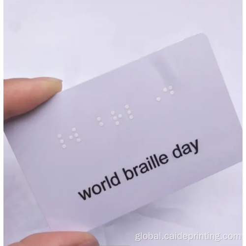 NFC Braille Gift Card for for blind people